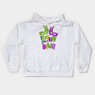 Mardi Gras Diva Kids Hoodie